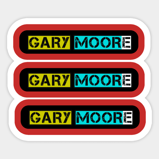 gary Moore Sticker by Fashionkiller1